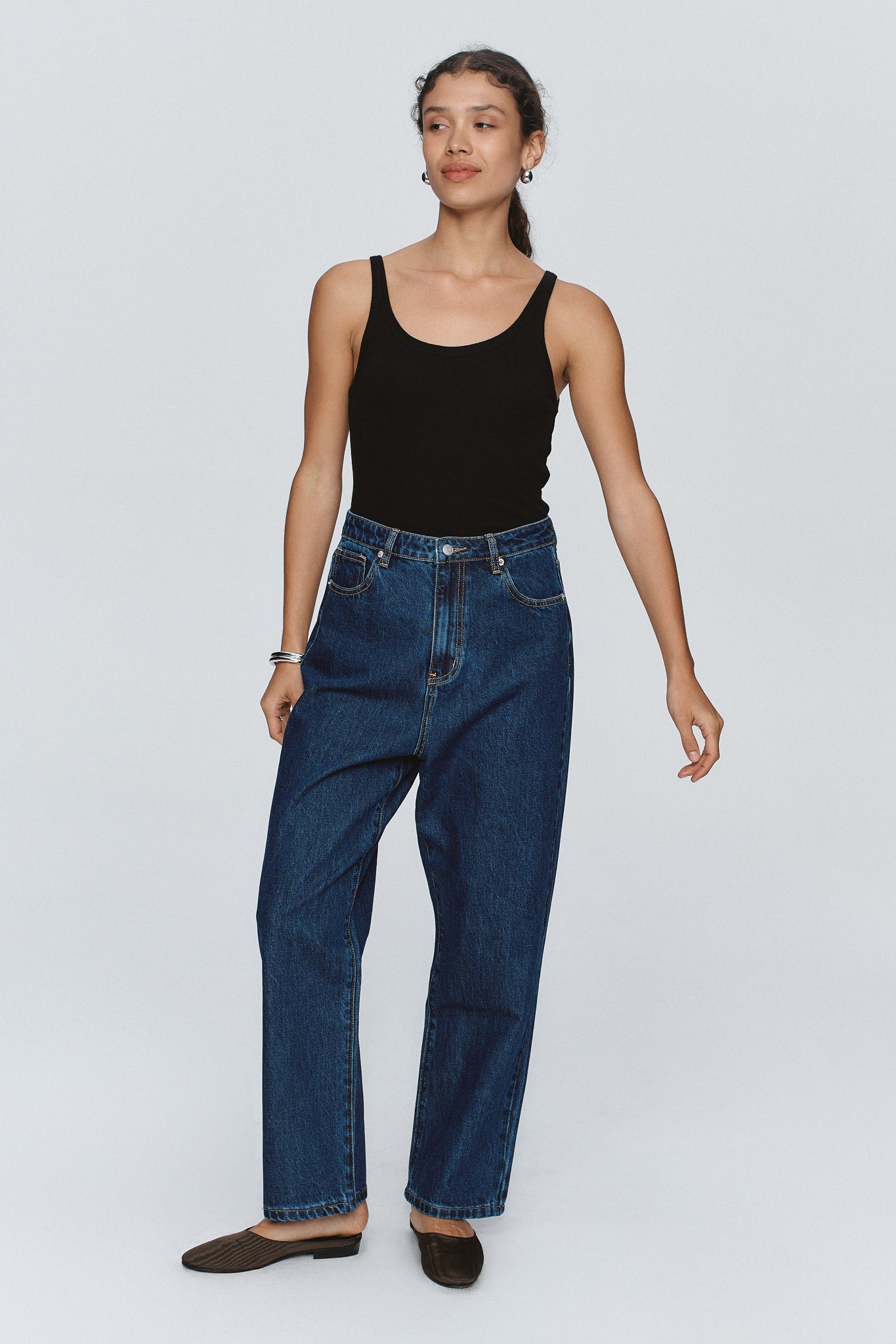 Marle | Slung Jean - Washed Indigo