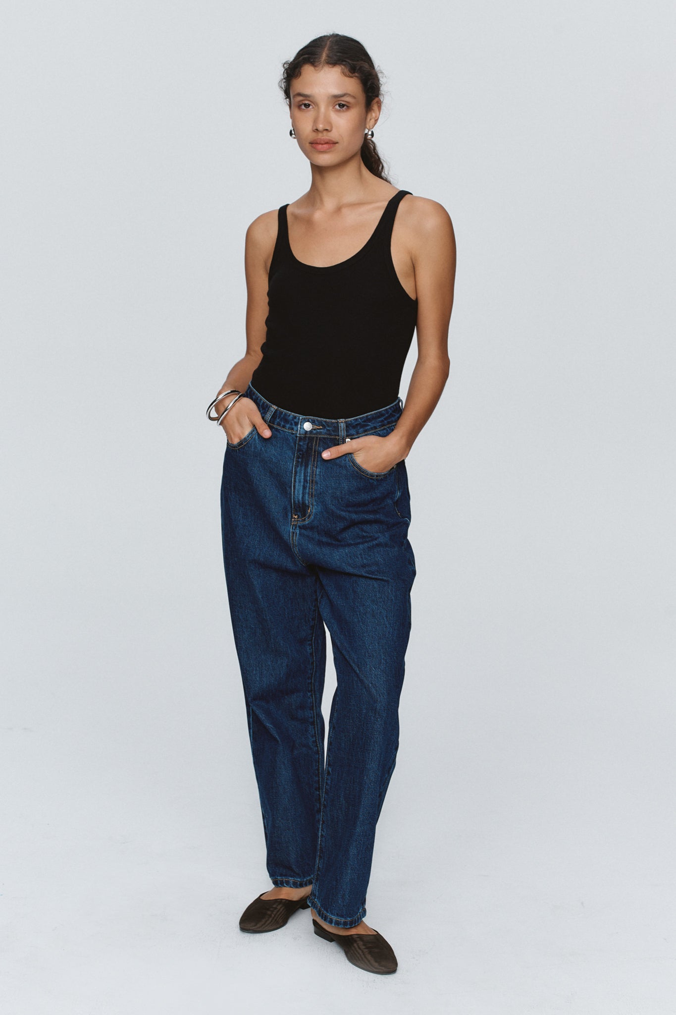 Marle | Slung Jean - Washed Indigo