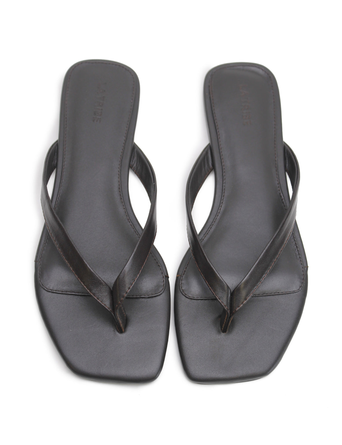 La Tribe | Square Toe Thong - Pepper