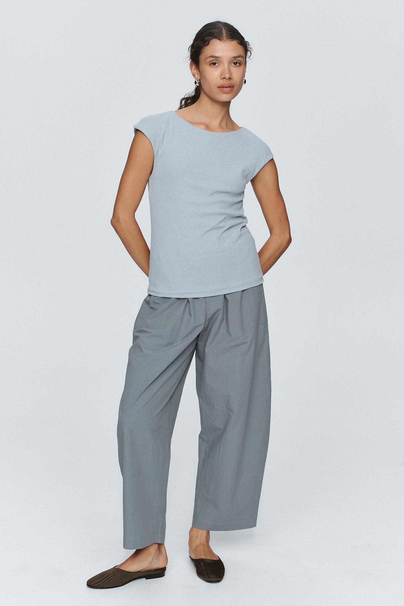 Marle | Suki Top - Duck Egg