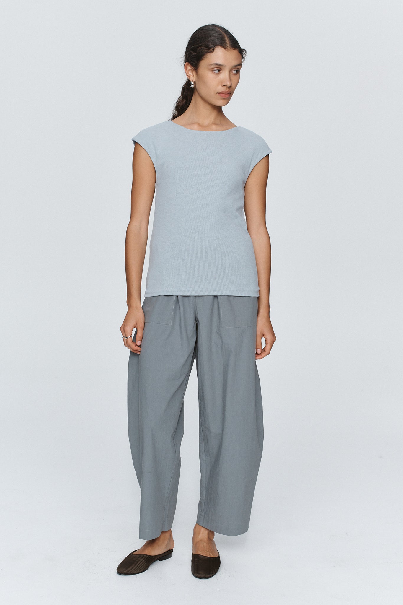Marle | Suki Top - Duck Egg