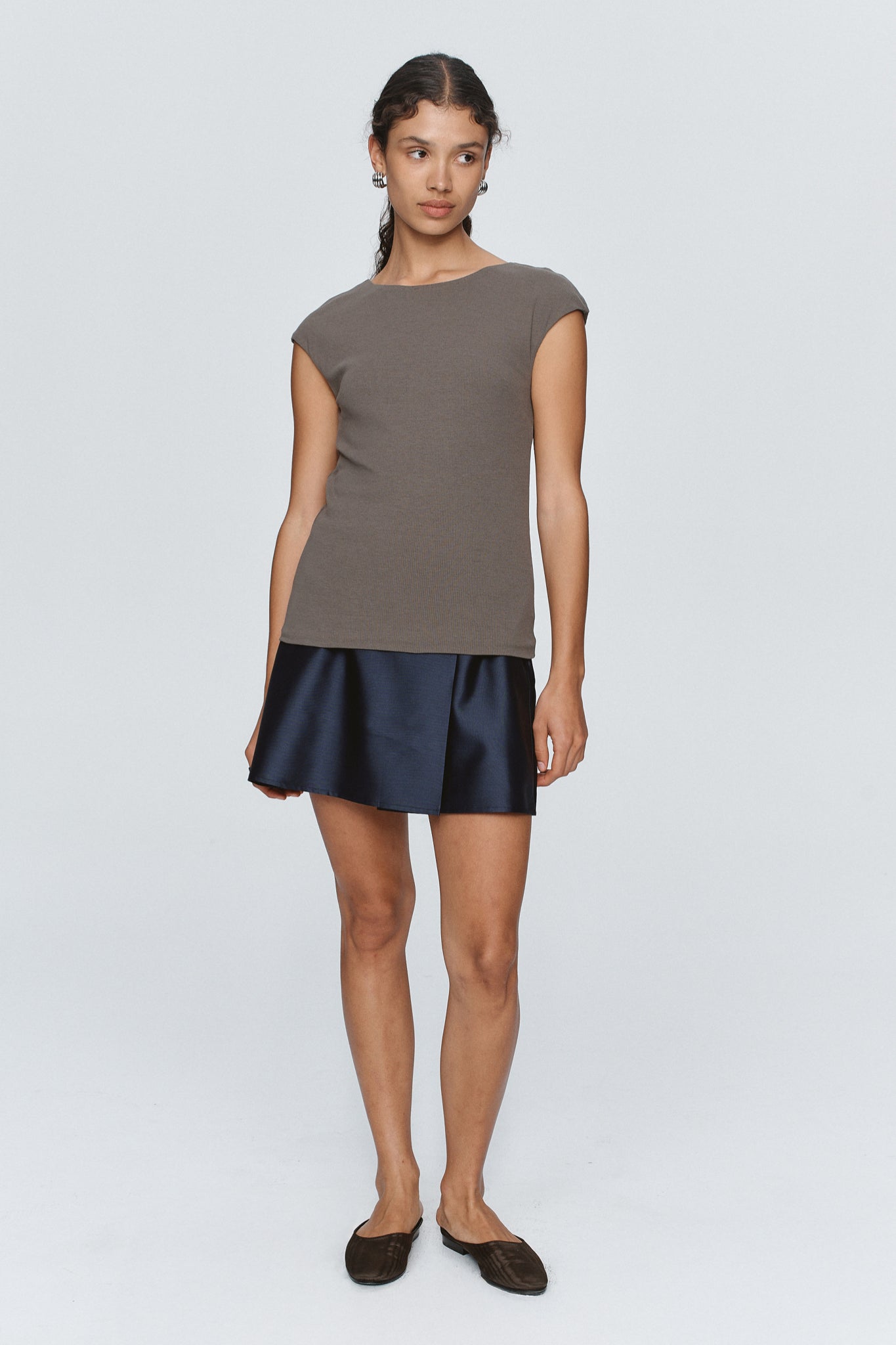Marle | Suki Top - Truffle