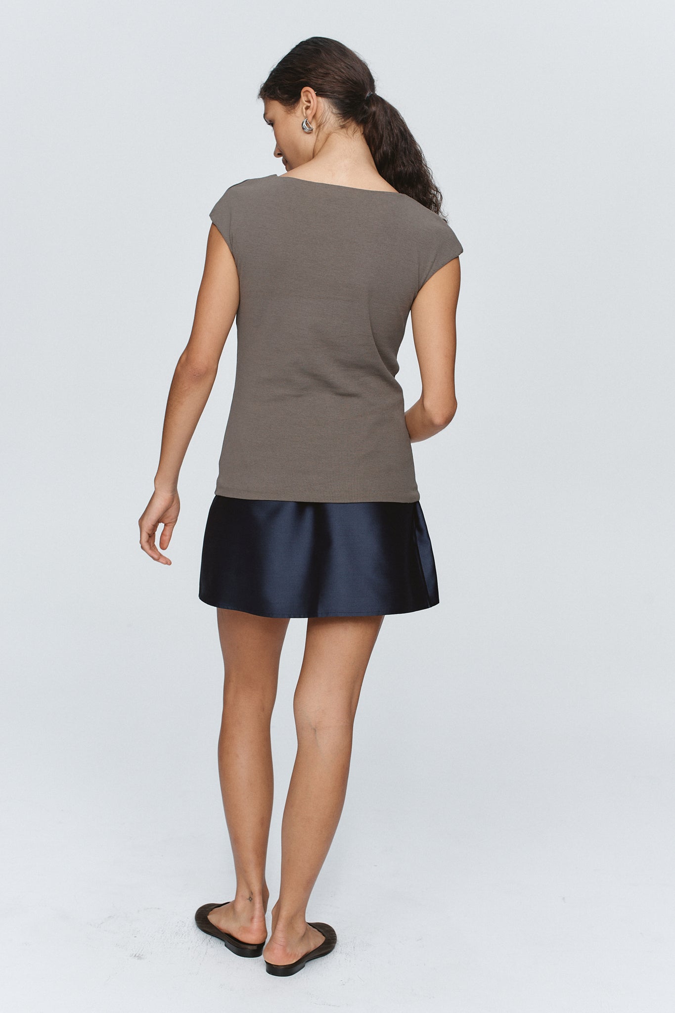 Marle | Suki Top - Truffle