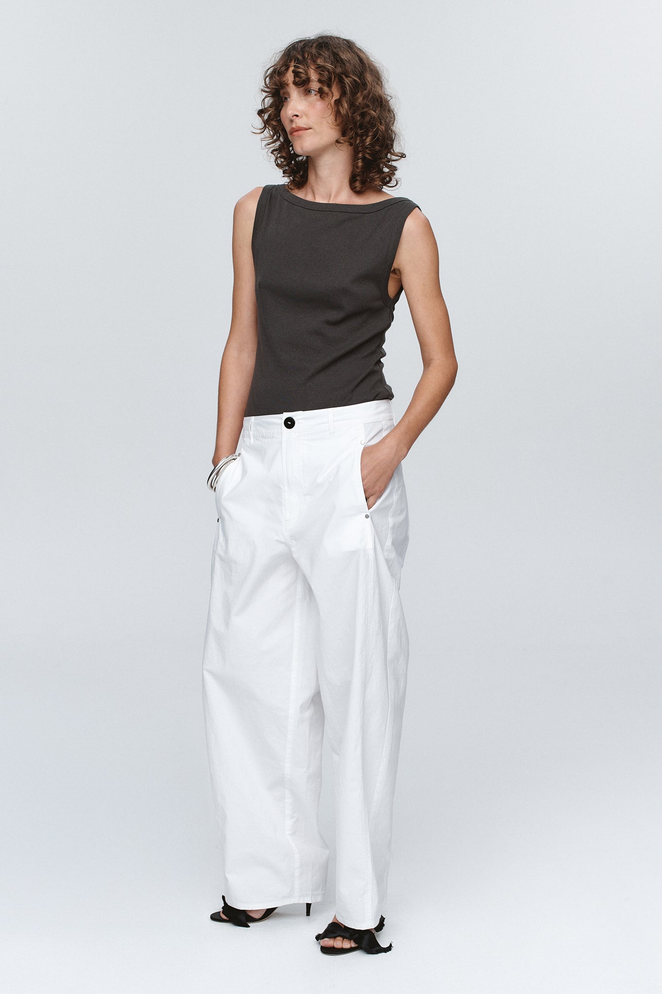 Marle | Sumiko Pant - Ivory