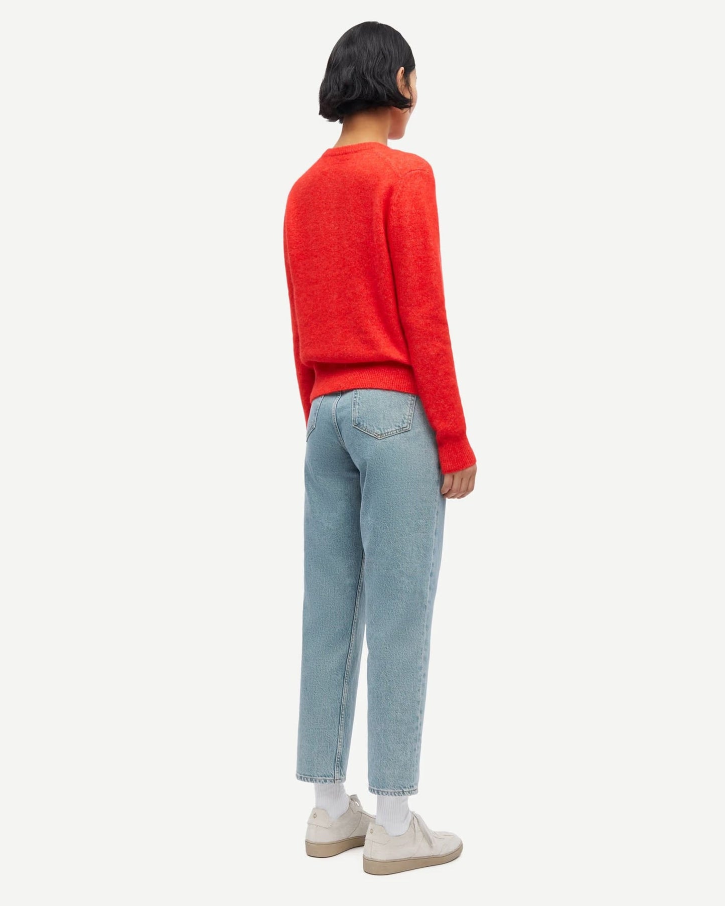 Samsoe Samsoe | Nor Short Cardigan - Flame Scarlet