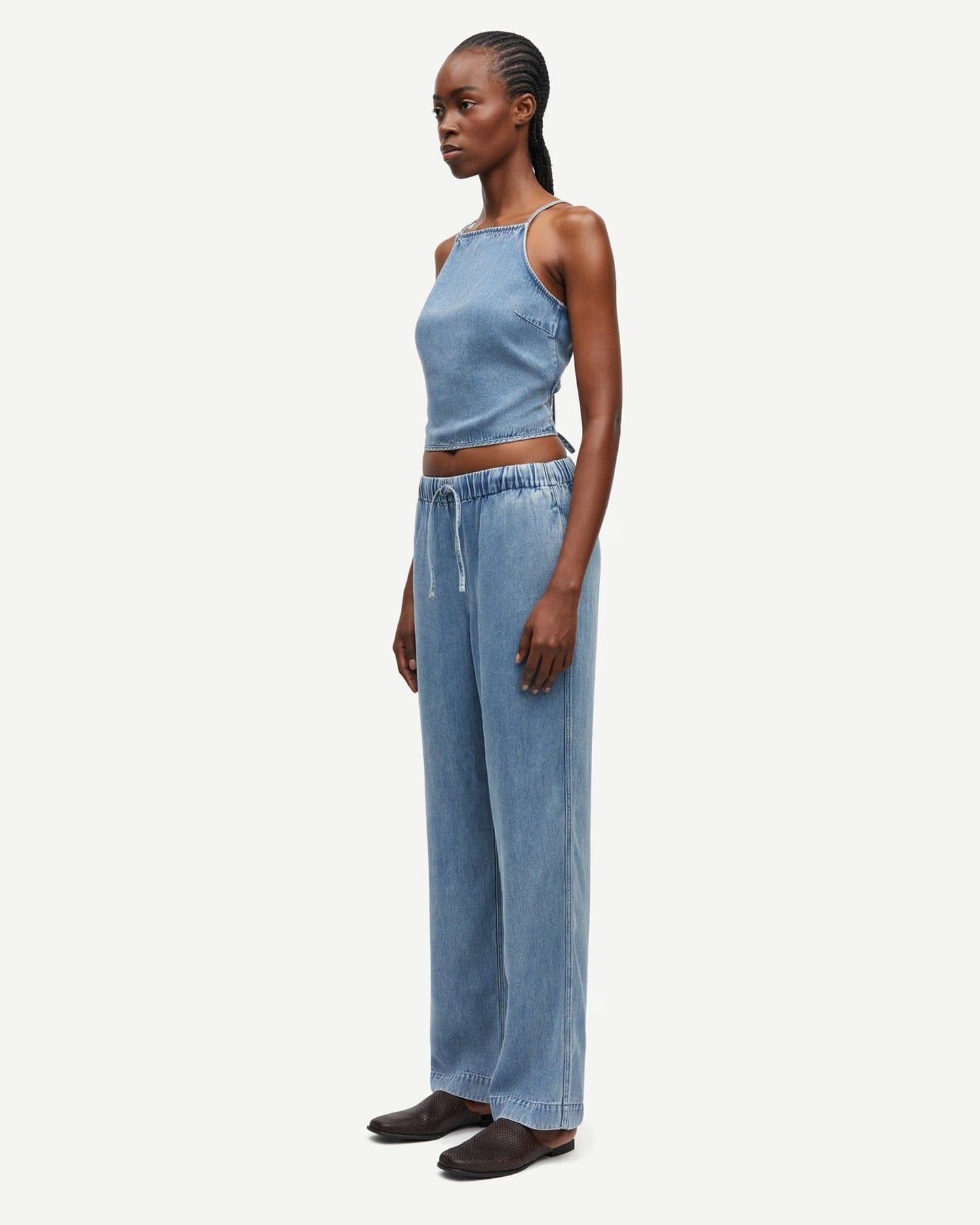 Samsoe Samsoe | Sahoysa Trousers - Denim Blue