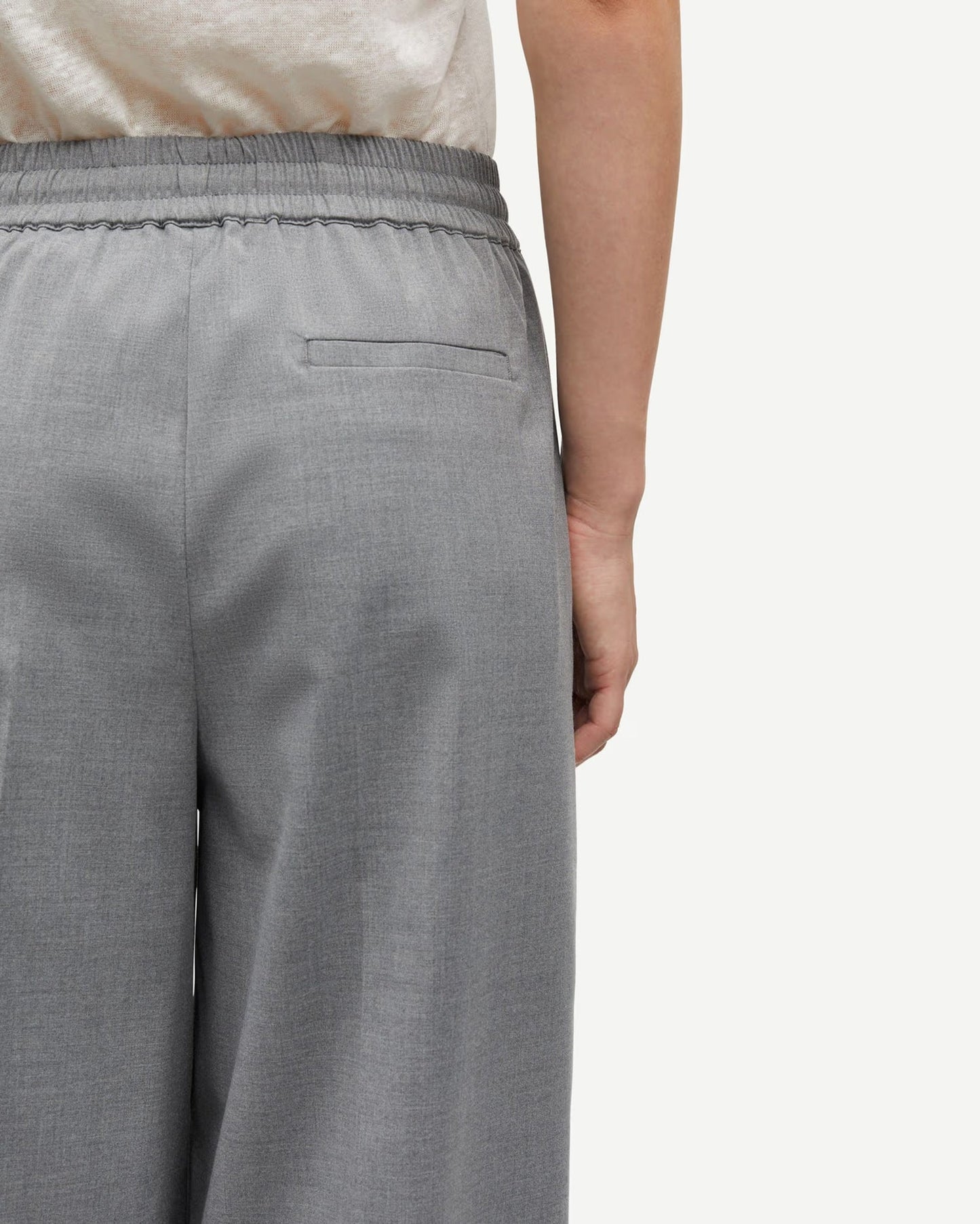 Samsoe Samsoe | Sarila Trousers - Grey Mel.
