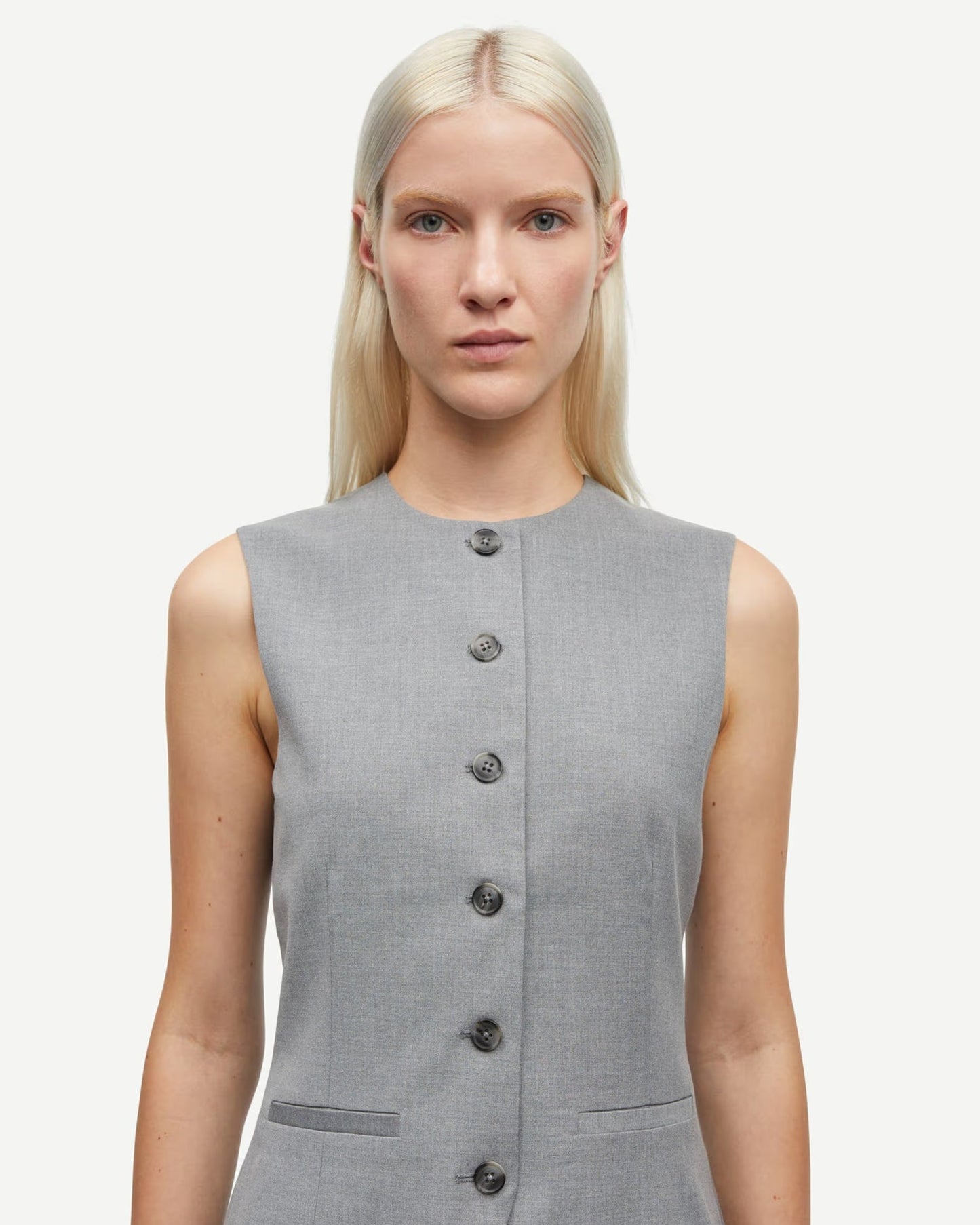 Samsoe Samsoe | Saruma Vest - Grey Mel.