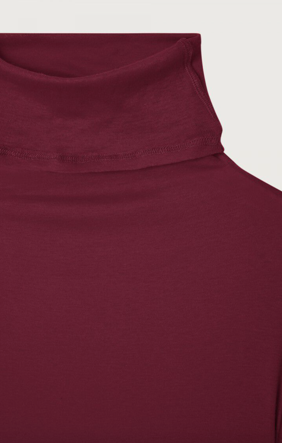 American Vintage | Massachusetts Long Sleeve T.Shirt - Vintage Grape