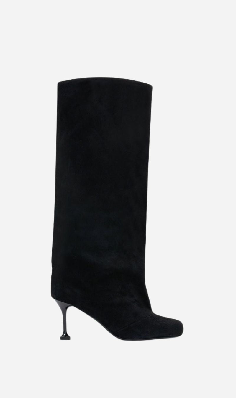 Camilla and Marc | Amber Knee High Boot - Suede Black