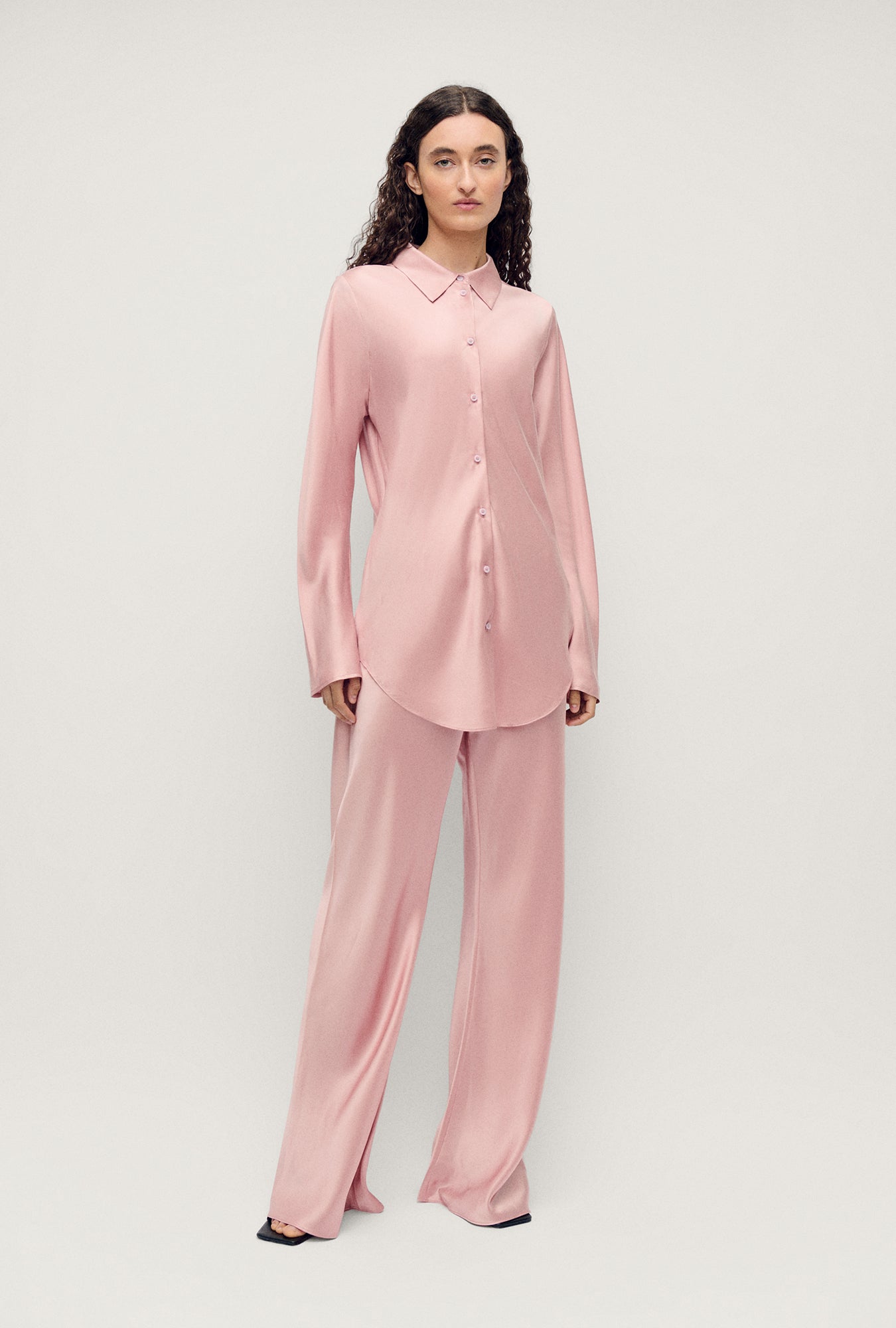 Silk Laundry | Bias Cut Pants - Sea Star