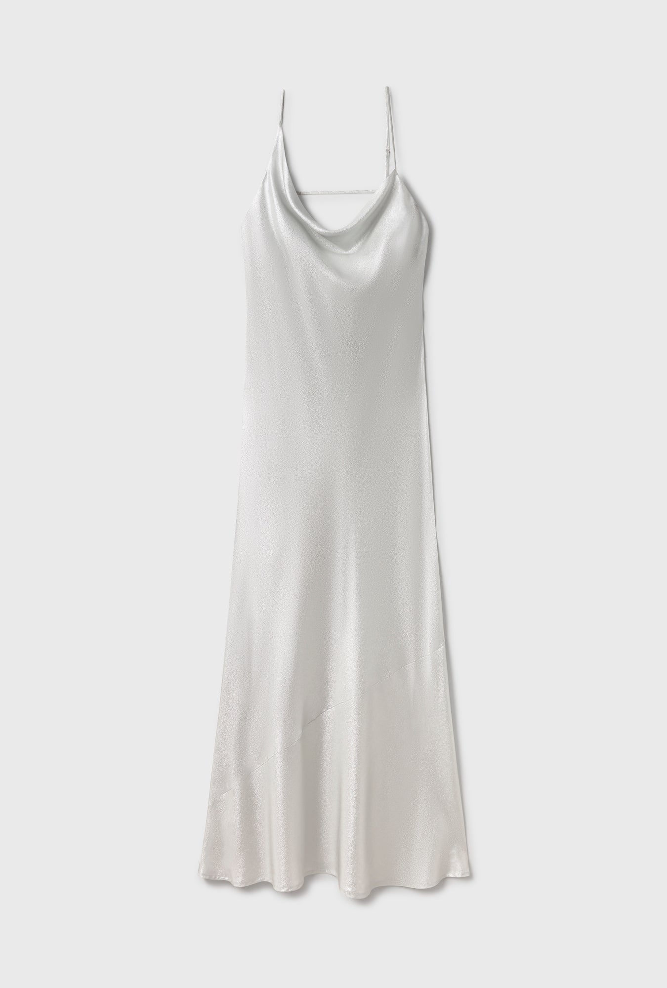 Silk Laundry | Carrie Dress - Silver Foil