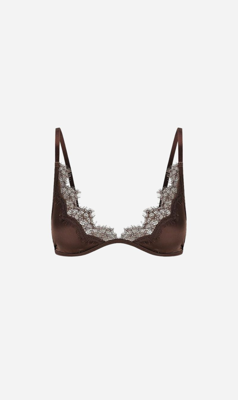 Kat the Label | Sorrento Bralette - Espresso
