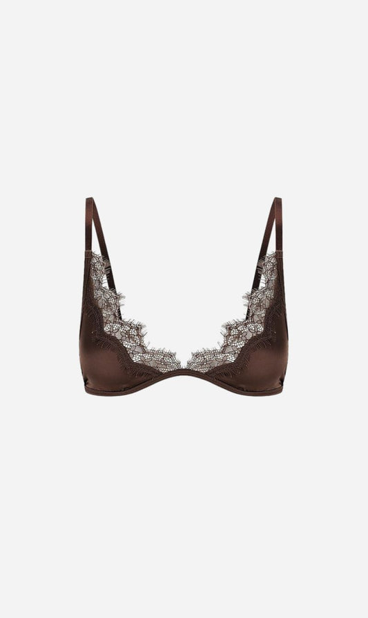 Kat the Label | Sorrento Bralette - Espresso