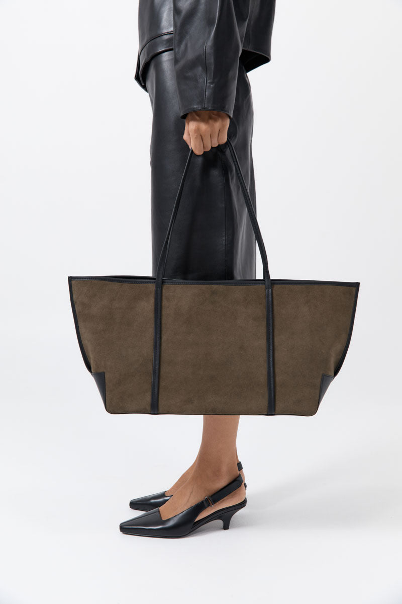 St Agni | Bateau Tote - Khaki