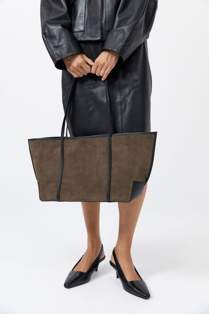 St Agni | Bateau Tote - Khaki