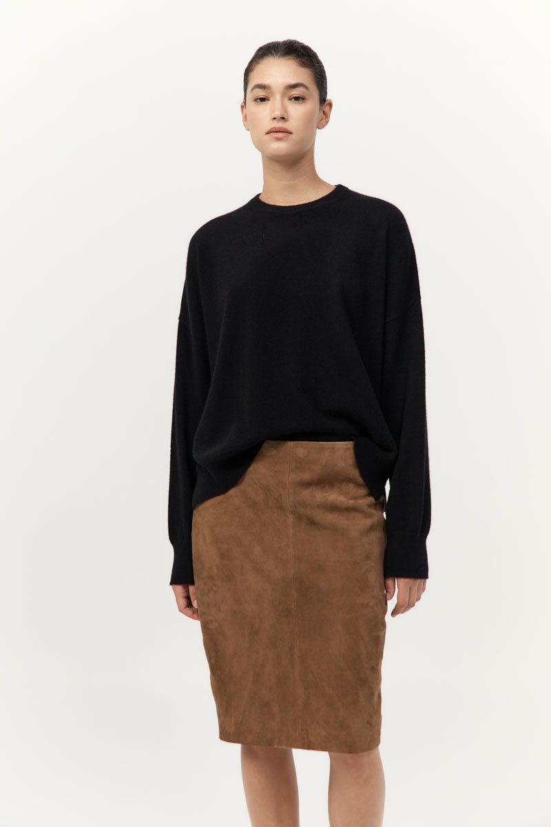 St Agni | Cashmere Sweater - Black
