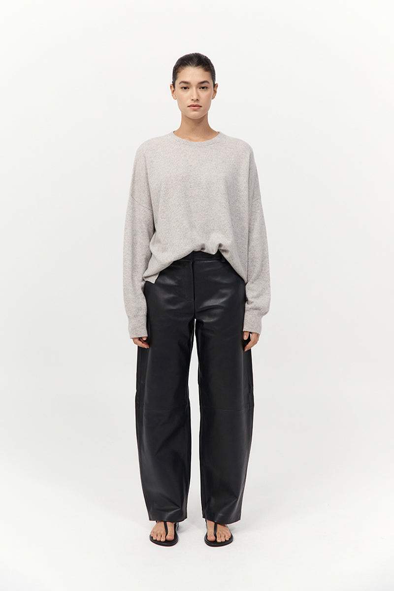 St Agni | Cashmere Sweater - Grey Marle