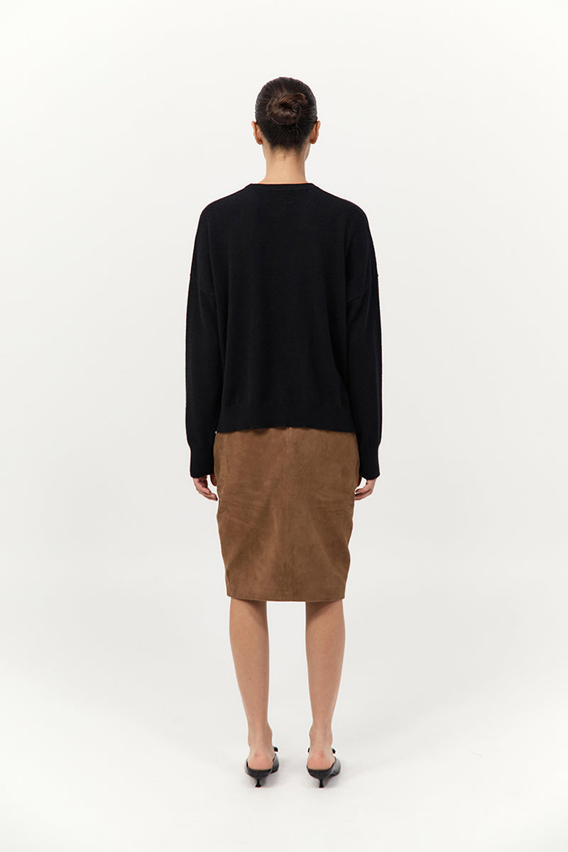 St Agni | Cashmere Sweater - Black