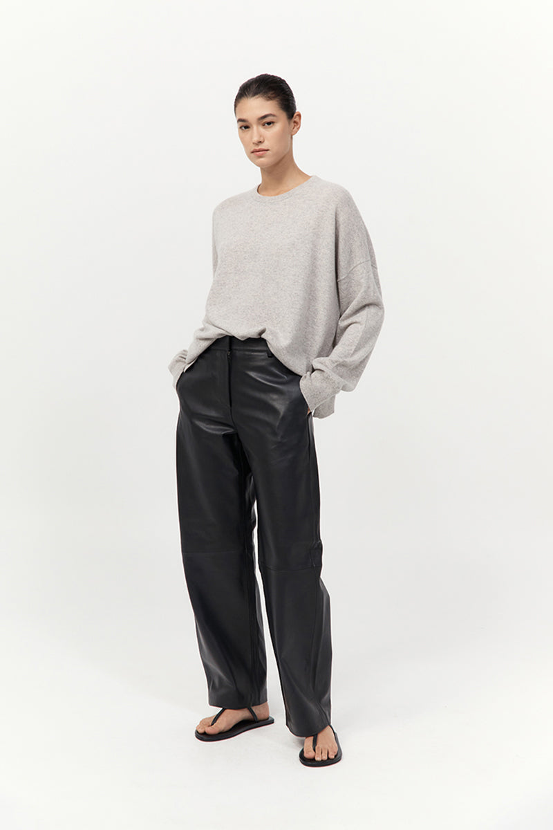 St Agni | Cashmere Sweater - Grey Marle