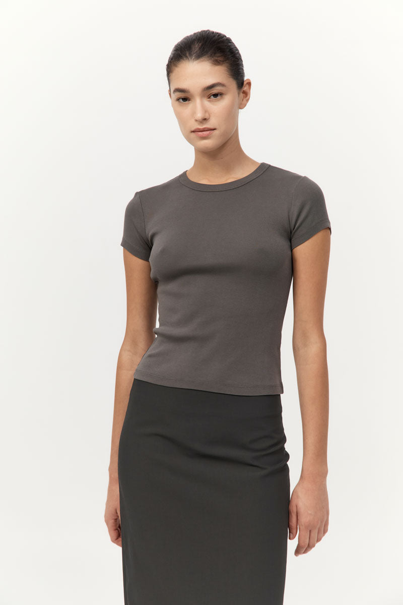 St Agni | Organic Cotton Baby Tee - Khaki