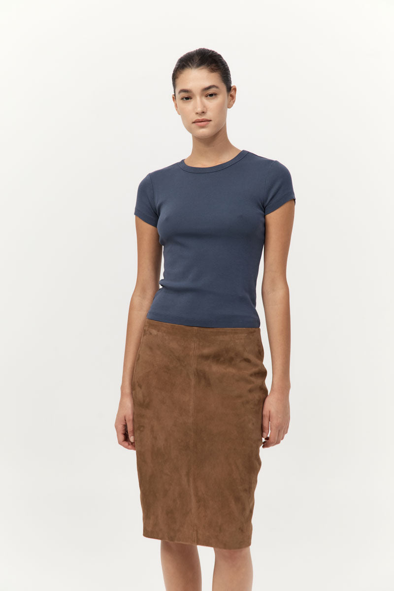 St Agni | Organic Cotton Baby Tee - Storm