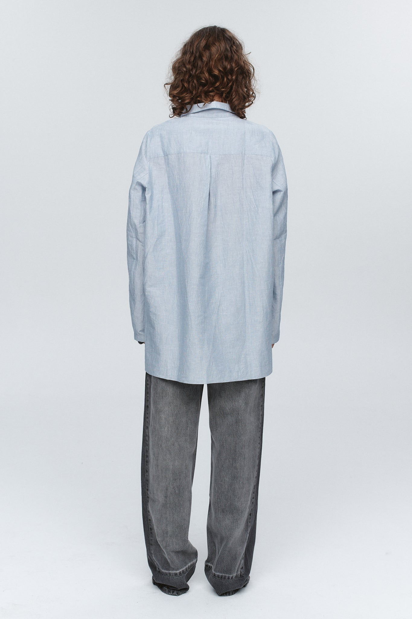Marle | Tab Shirt - Bleu Stripe