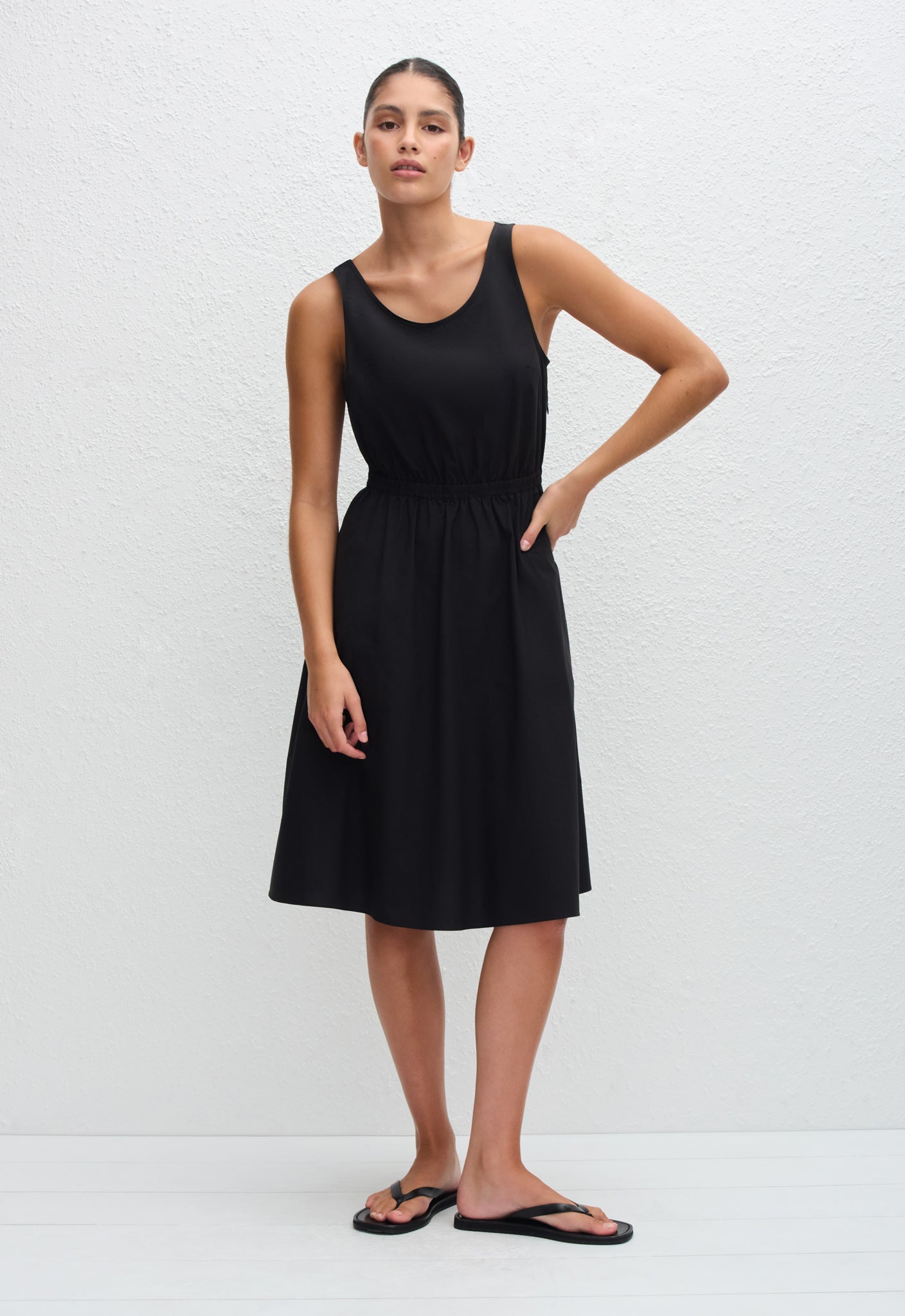 Matteau | Tank Midi Dress - Black