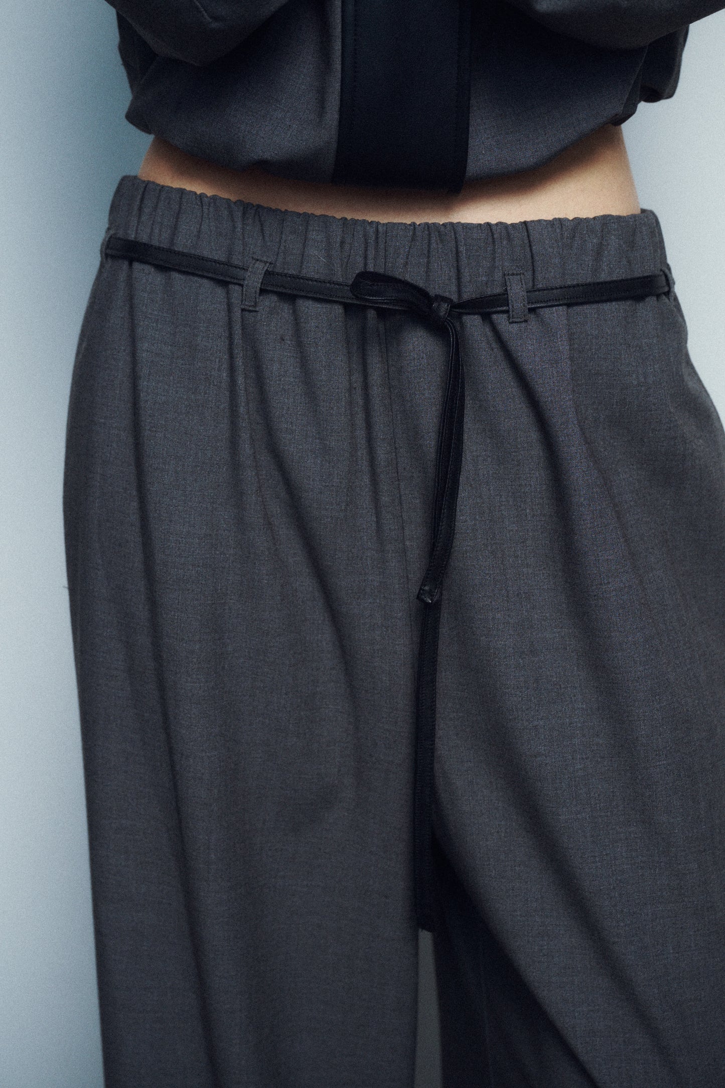 One Of Others | Tyla Pant - Charcoal / Black