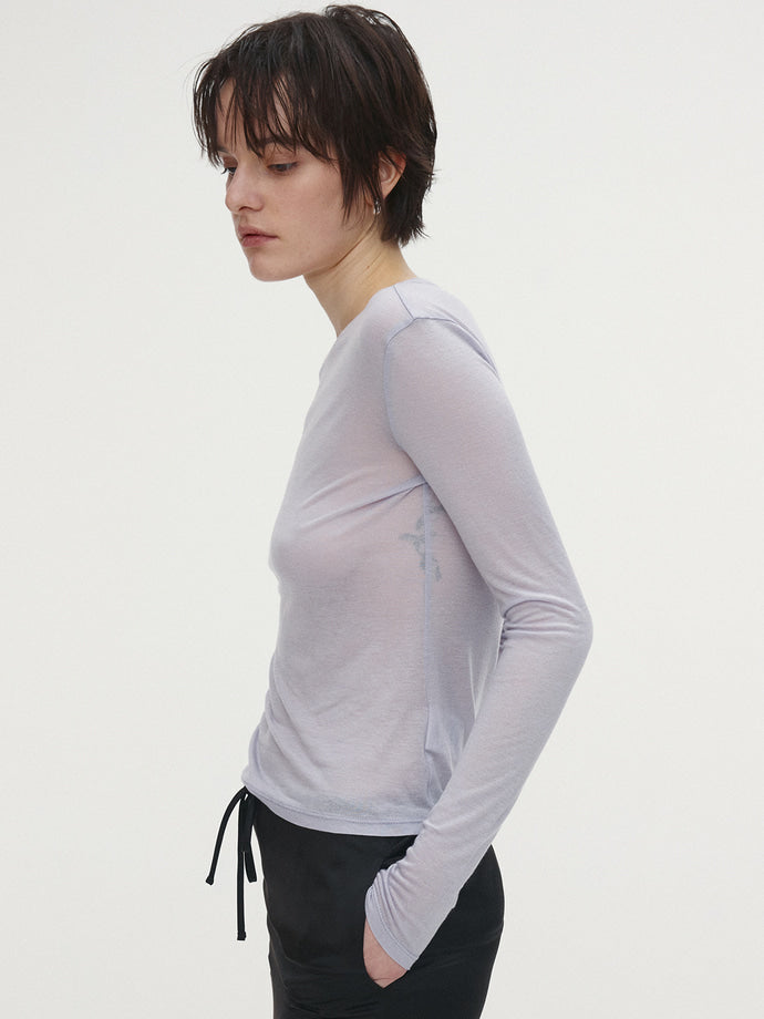 Tonywack | Wool Tencel Long Sleeve - Lavender