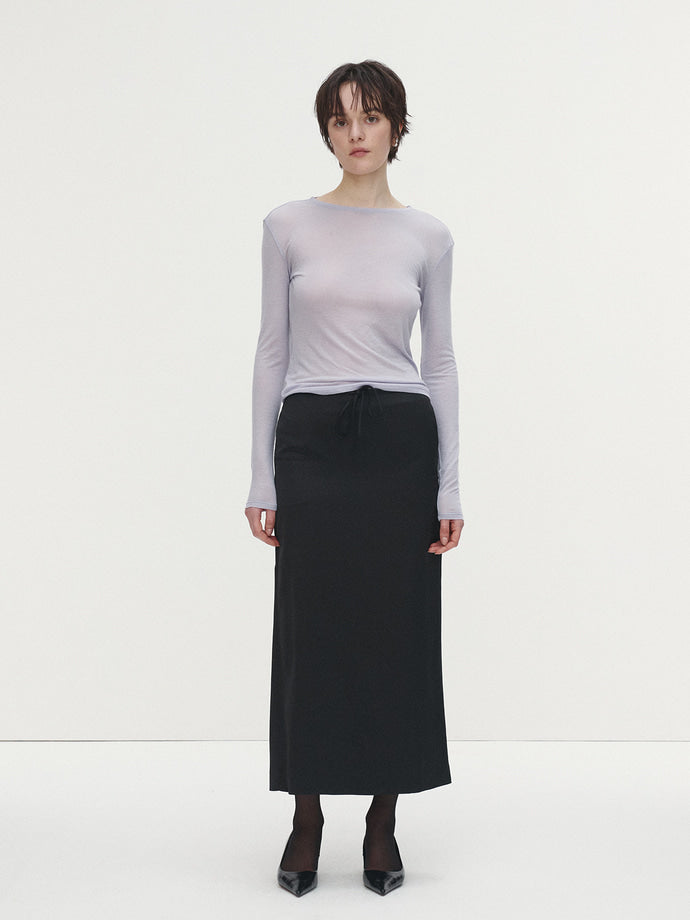Tonywack | Wool Tencel Long Sleeve - Lavender