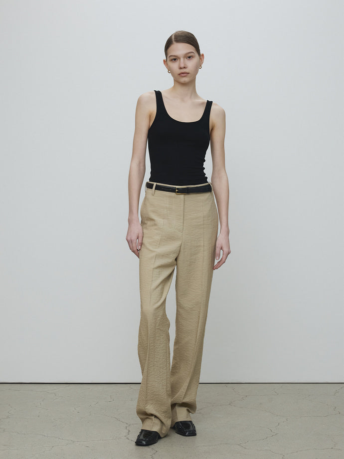 Tonywack | Tencel U Neck Sleeveless - Black