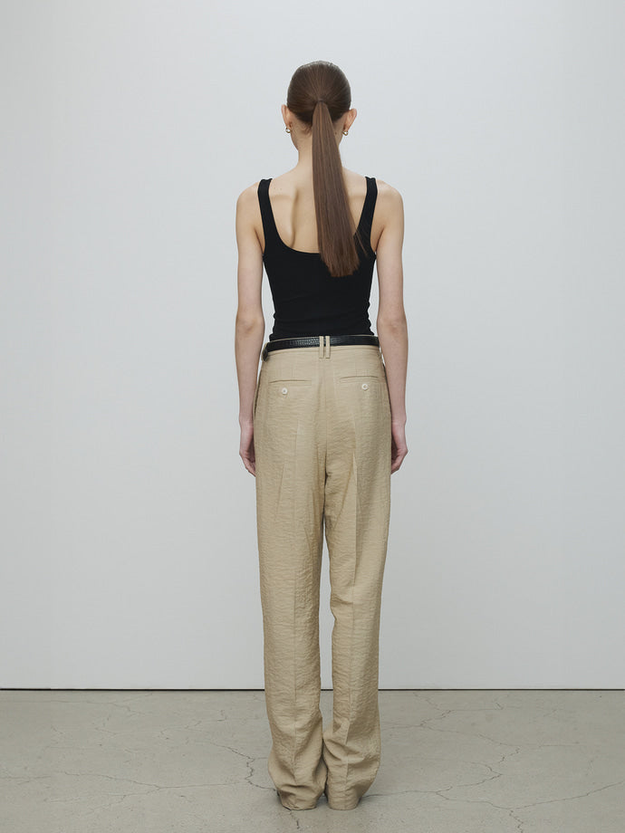 Tonywack | Tencel U Neck Sleeveless - Black