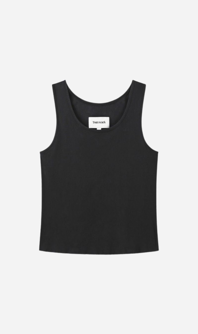 Tonywack | Garment Dyed Cotton Sleeveless - Faded Black