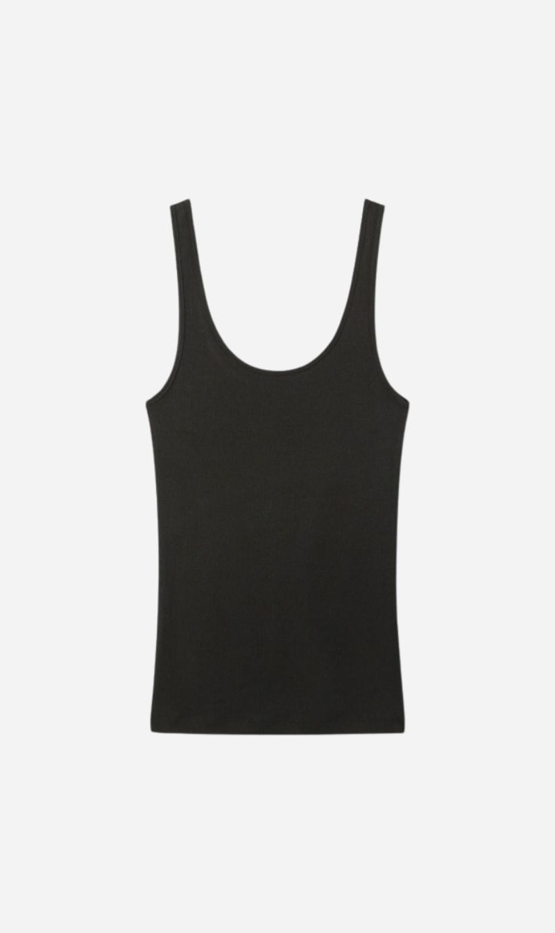 Tonywack | Tencel U Neck Sleeveless - Black