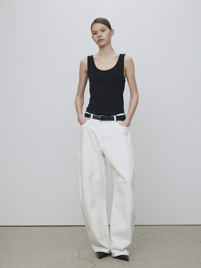 Tonywack | Garment Dyed Cotton Sleeveless - Faded Black