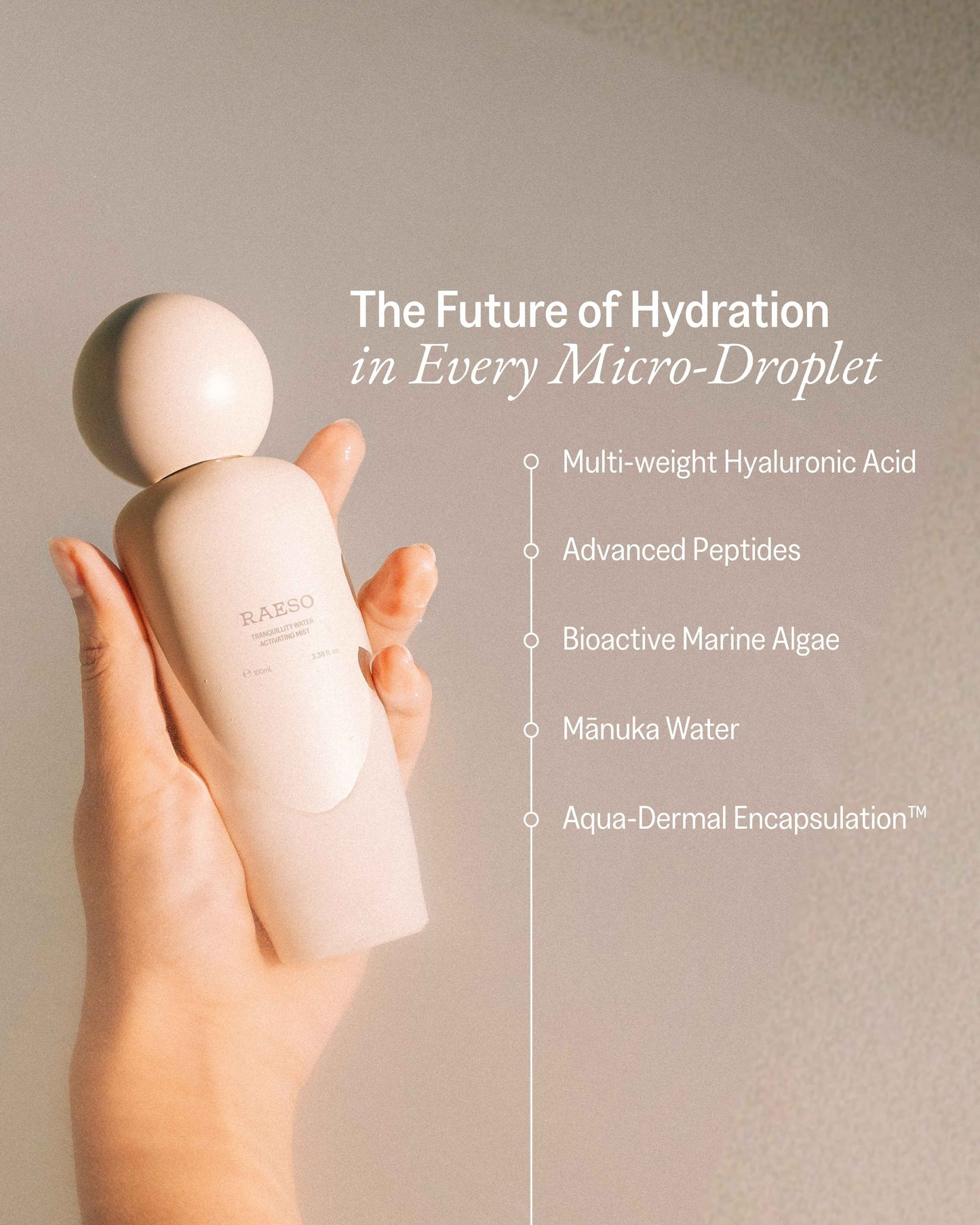 Raeso | Tranquility Water Activating Mist