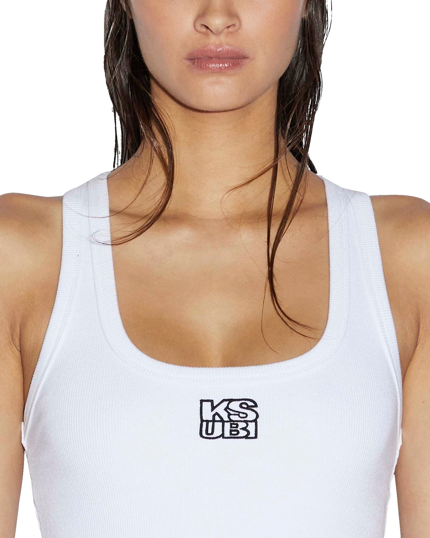 Ksubi | Stacked Origin Tank - White