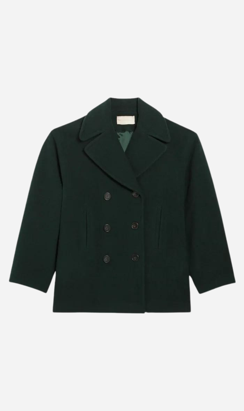 Vanessa Bruno Berlin Coat Vert Sapin Sisters Co