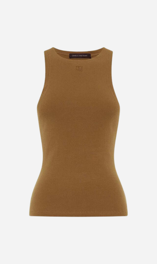 Camilla and Marc | Nora Rib Top - Sahara