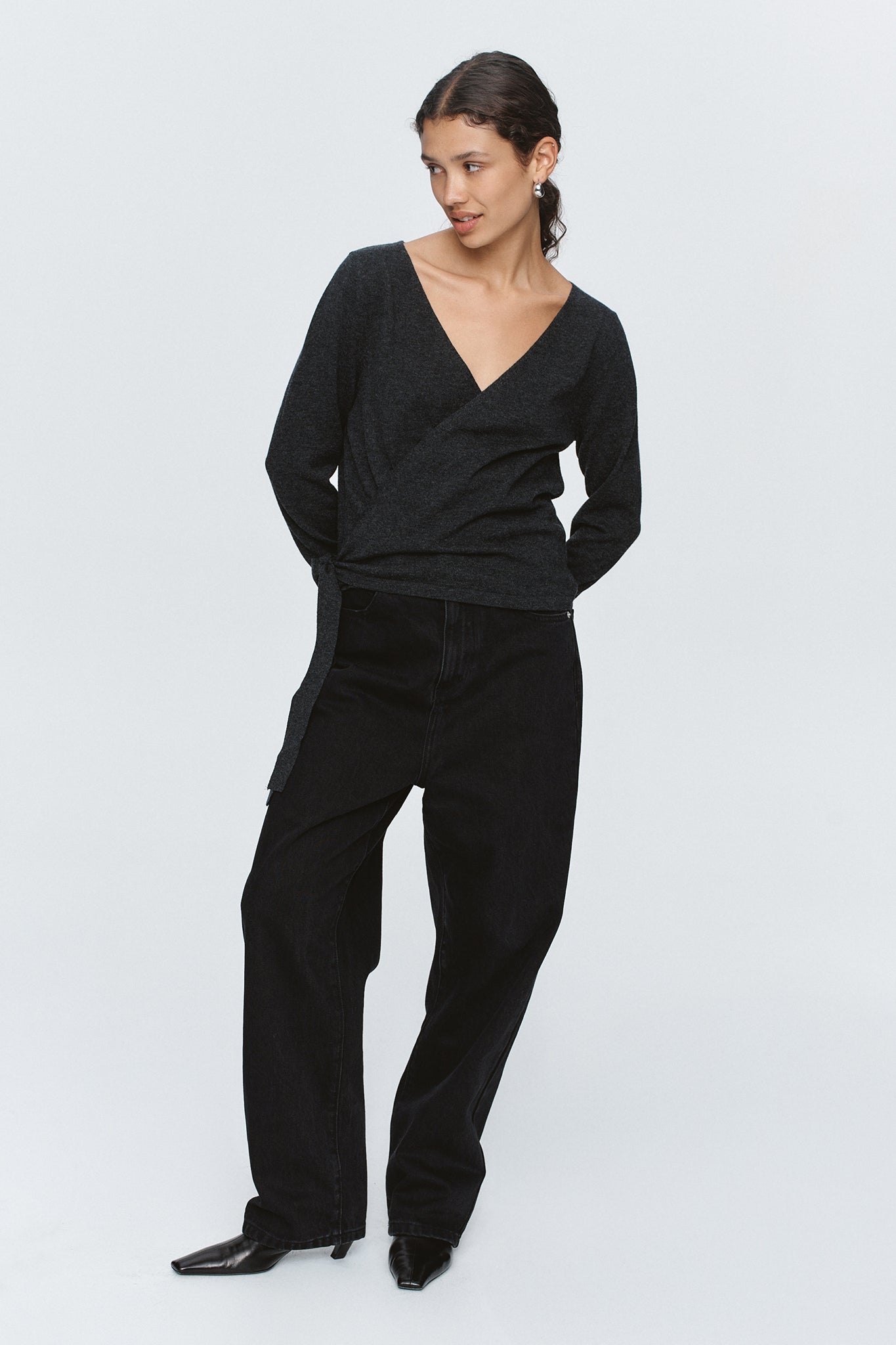 Marle | Victoria Cardigan - Charcoal