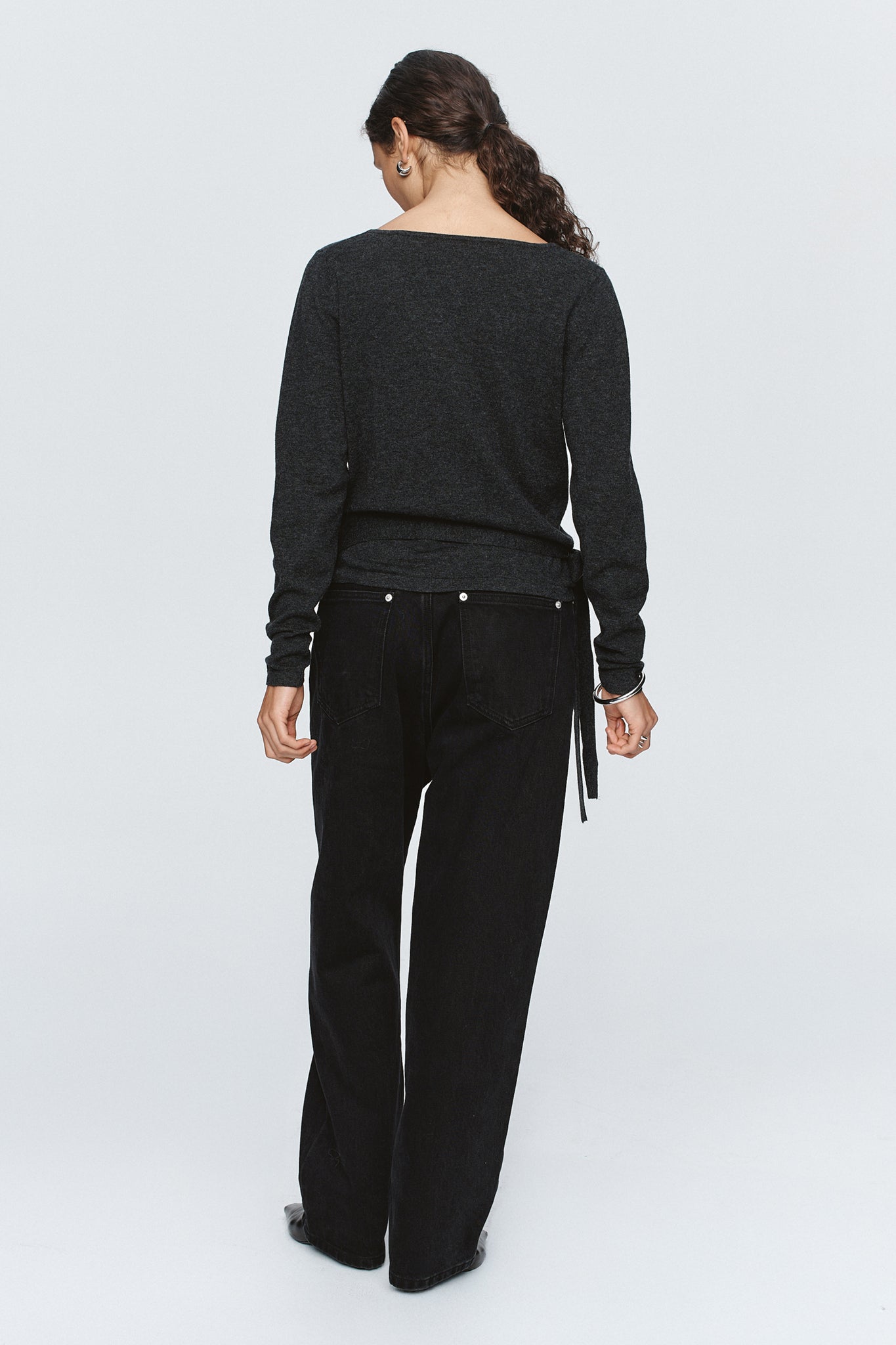 Marle | Victoria Cardigan - Charcoal