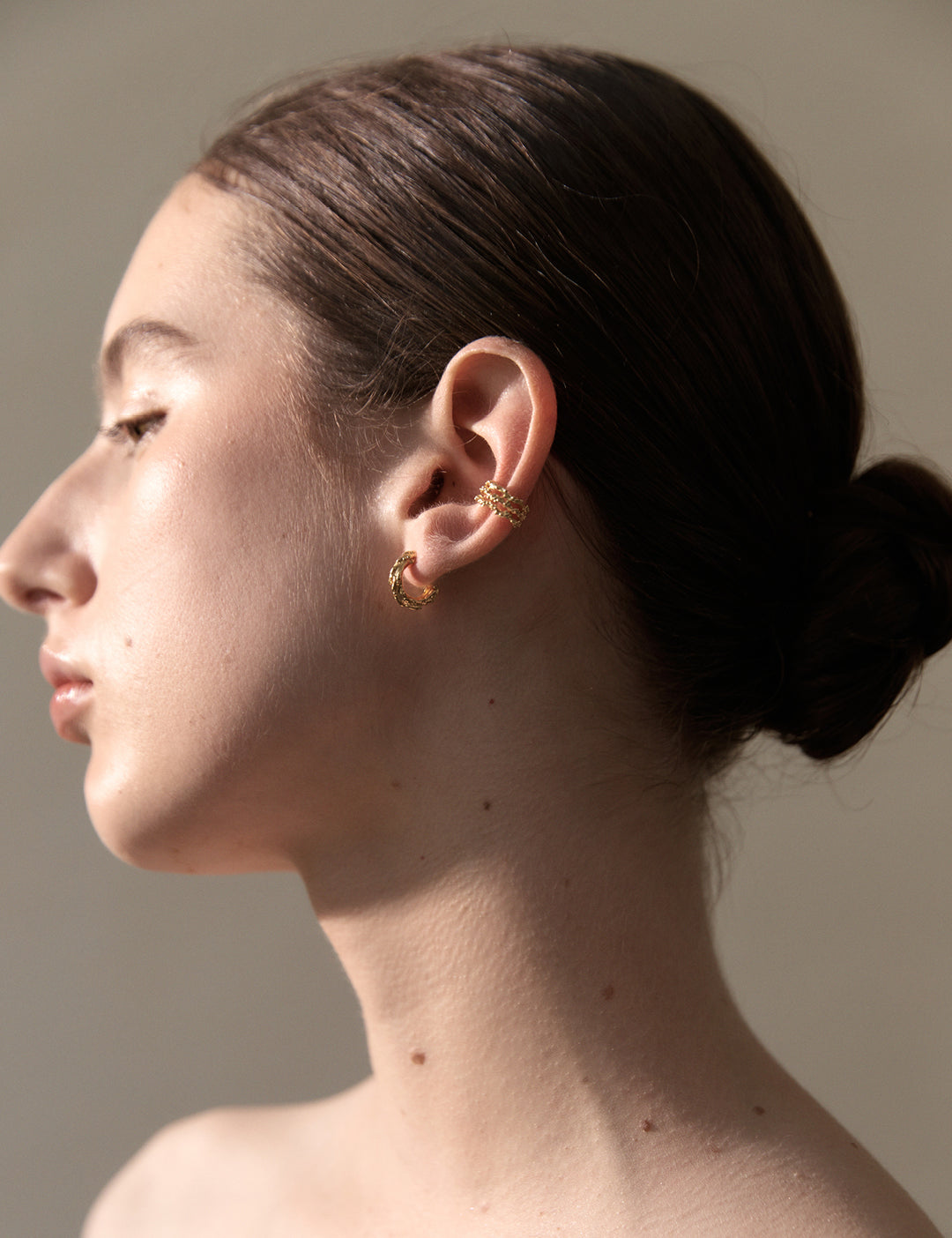 La Tribe | Vine Hoop - Gold