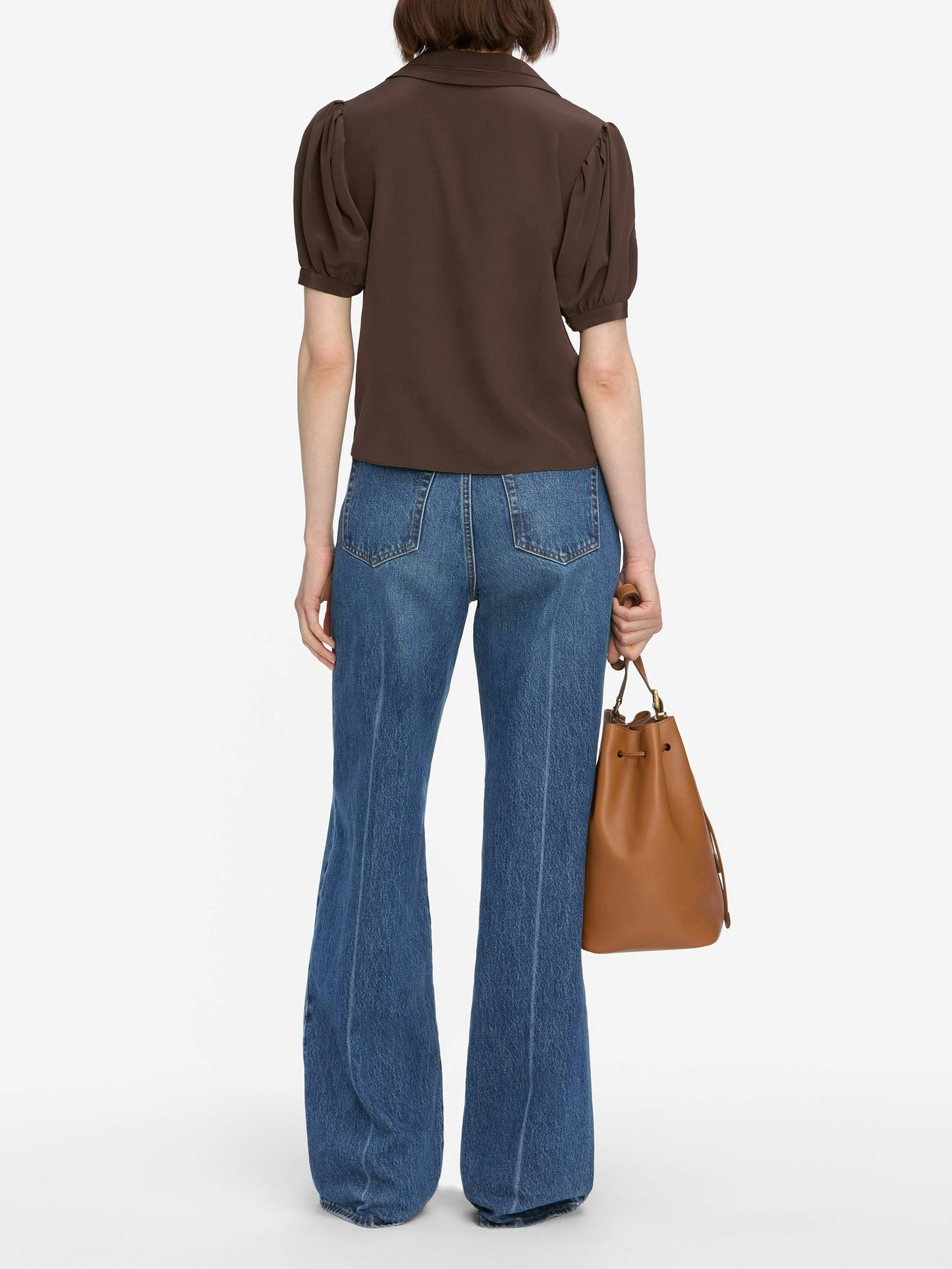 Frame Denim | The Sailor Blouse - Coffee