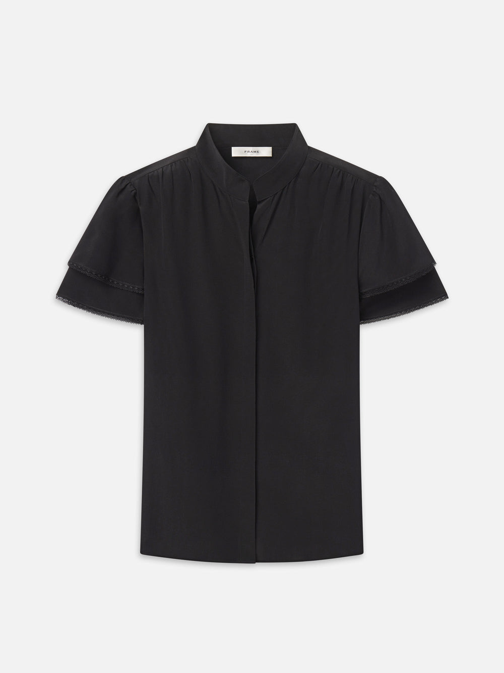 Frame Denim | The Silk Arcadia Top - Black