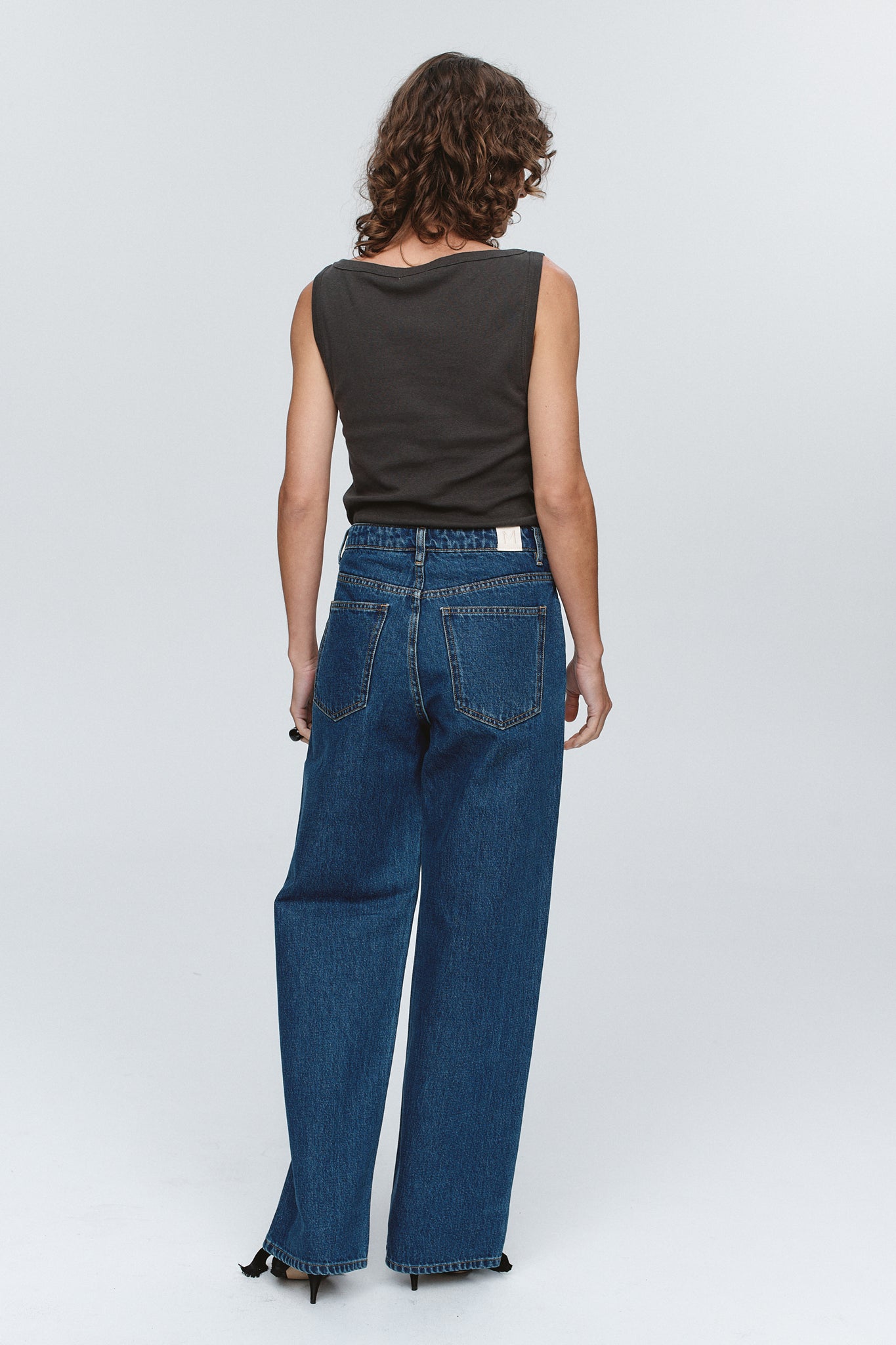 Marle | Wide Leg Jean - Washed Indigo