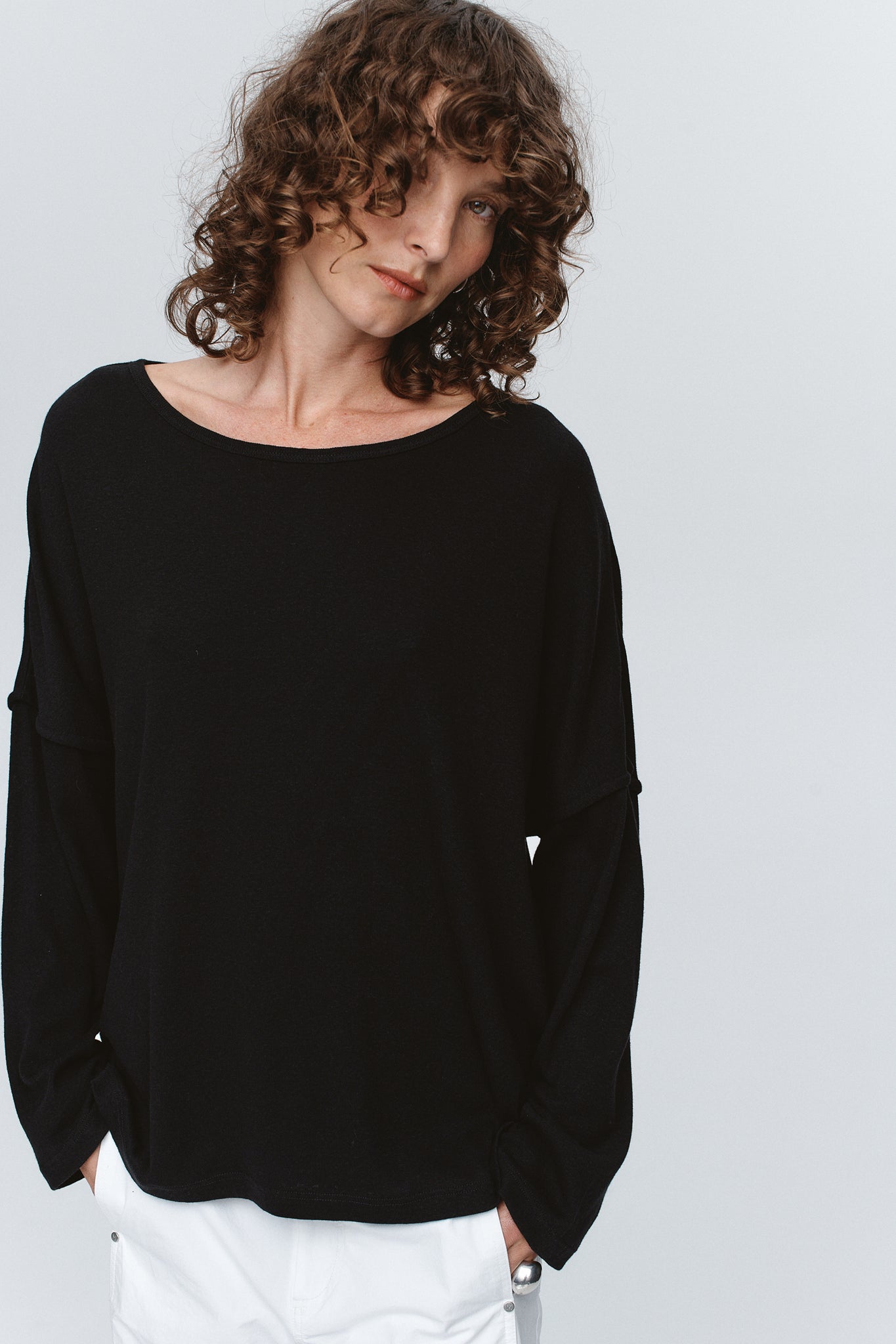 Marle | Yelena Tee - Black