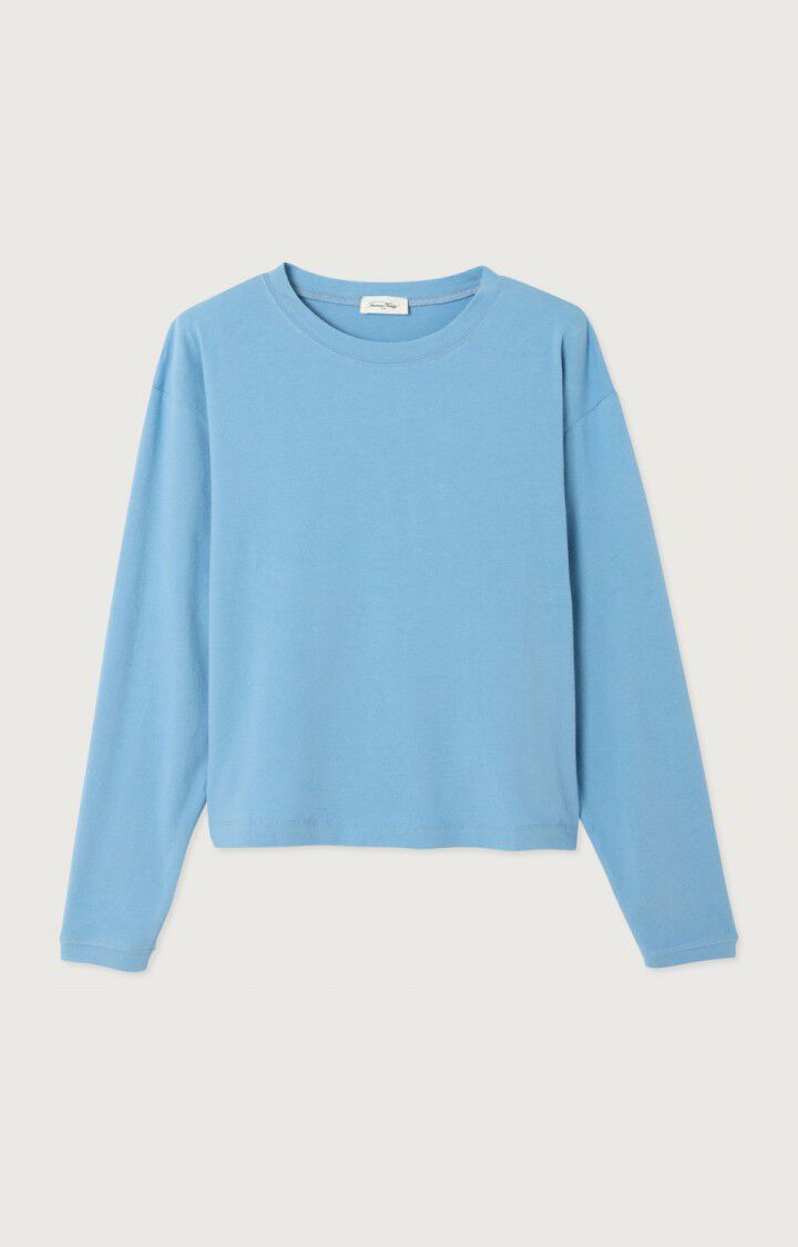 American Vintage | Ypawood 02 Long Sleeve T.Shirt - Blue Melange