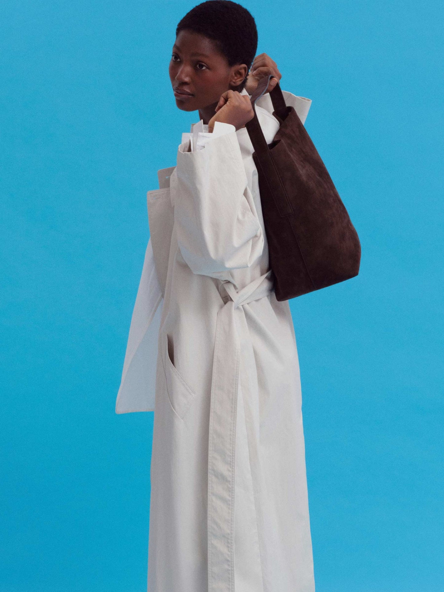 Yu Mei | Teresa Tote - Umber Suede