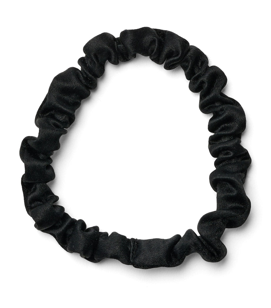 Hyoumankind | Hair Tie/Face Cloth Bundle - Silk Black